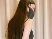 Máscaras magras asiáticas Masturbação Dildo Menina